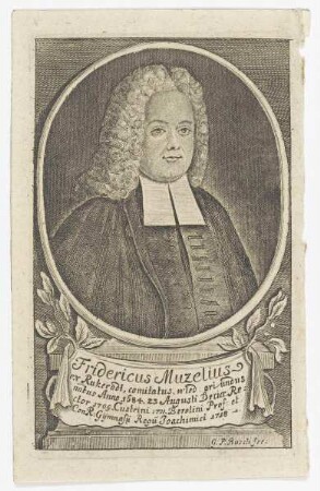 Bildnis des Fridericus Muzelius