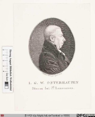 Bildnis Johann Jacob Gottlieb Wilhelm Osterhausen