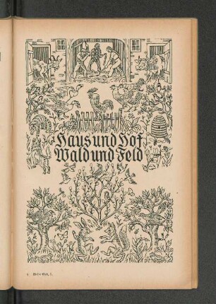 Haus und Hof Wald und Feld