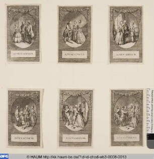 Unten rechts: ACTE V. SCENE XIII.
