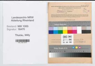 Entnazifizierung Willy Thurau, geb. 19.08.1914 (Kaufm.Angest.)