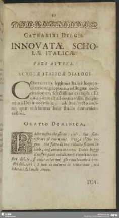 Catharini Dulcis Innovatae Scholae Italicae
