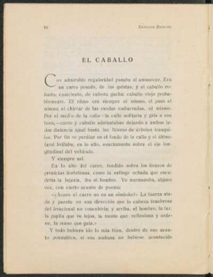 El caballo