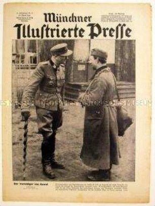 Wochenzeitschrift "Münchner Illustrierte Presse" u.a. zur Beisetzung von Gauleiters von Oberbayern Wagner