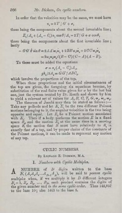 Cyclic numbers.