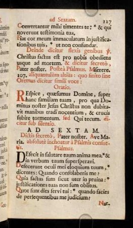 127-131, Ad Sextam.