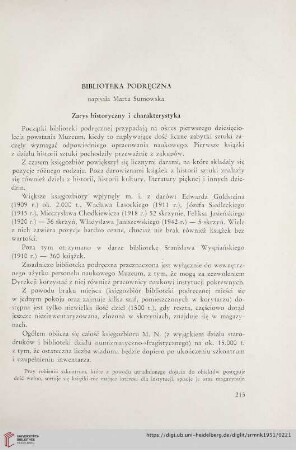 [1.]1951: Biblioteka Podręczna