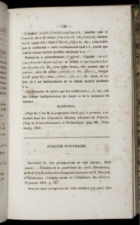 Analyse d´ouvrages.