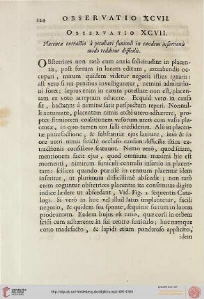 Observatio XCVII
