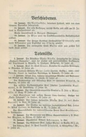 Totenliste