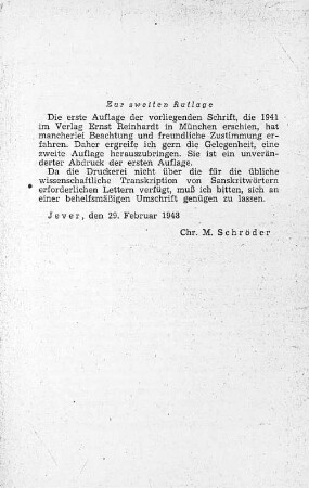 Zur zweiten Auflage