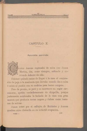 Capítulo X - Apuesta perdida