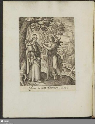 Matth. 4. Jesus wird vom Teuffell versucht