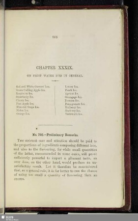 Chapter XXXIX. On fruit water ices in general