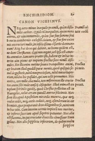 Canon Vigesimus.