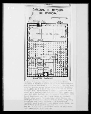 Córdoba, Moschee, Grundriss
