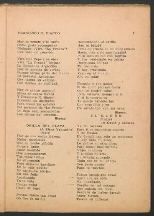 Orilla de plata : (A Elena Venturino). - (Vals)