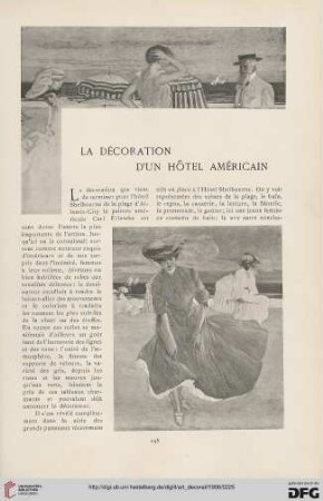 8: La décoration d'un hôtel américain