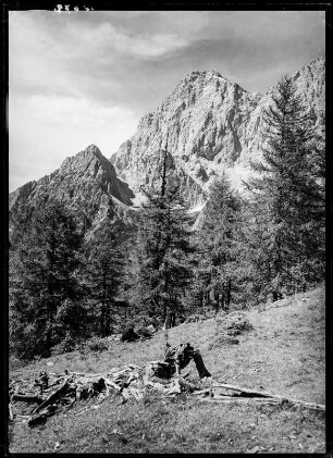 Österreich. Dachsteingruppe. Torstein von Süden