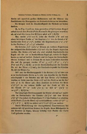 Einfaches Verfahren, Normalen zu Flächen zweiter Ordnung durch außerhalb liegende Punkte zu ziehen : vorgelegt in der Sitzung am 12. November 1868