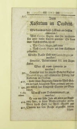 Vom Kaisertum im Occident