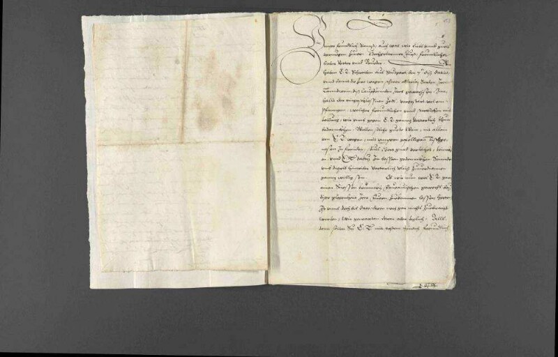 Danksagungen Herzog Wilhelms V. von Bayern für die zugeschickten Neckarweine, mit der Rücksendung von Salzlieferungen.