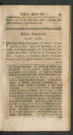 Bellum Samniticum. Cap. XVI