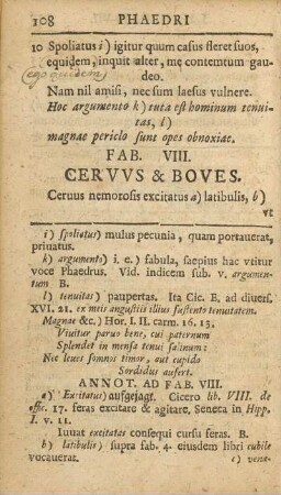 Fab. VIII. Cervvs & Boves