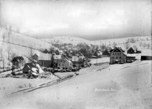 Ortsansicht Steinbach mit Engel-Gut (re.)