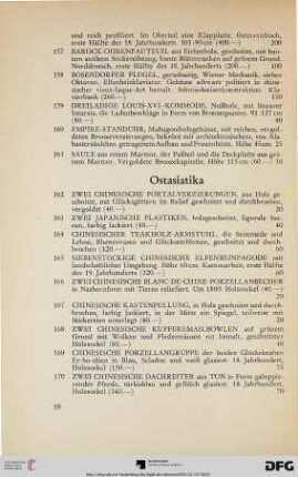 Ostasiatika (Nr. 162-188)