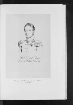 Prinz (später Großherzog) August von Oldenburg 1783-1853