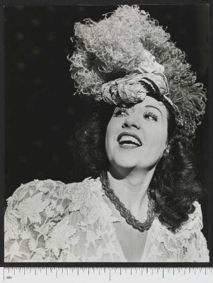 Porträtaufnahme Ethel Merman