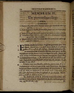 Membrum III. De parentibus illegitimis