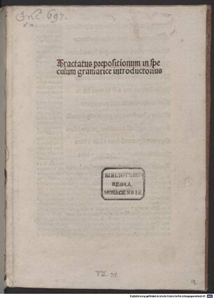 Tractatus praepositionum