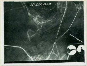 Foto des Geländes westlich von Haudiomont (Luftbild)