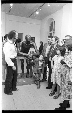 Kleinbildnegativ: Ausstellung Nazim Hikmet, Bethanien, 1977