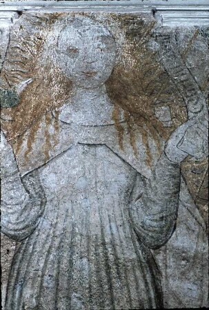Maria Immaculata und Halbfiguren der Kirchenväter