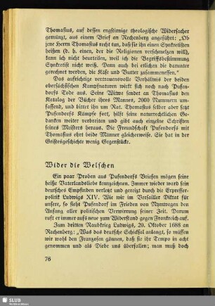 Wider die Welschen
