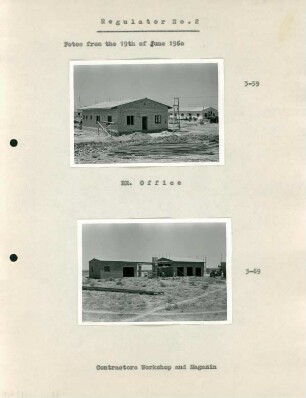 Gharraf-Kanal (Shatt al-Hayy), ohne Ortsangabe, 1960-1961