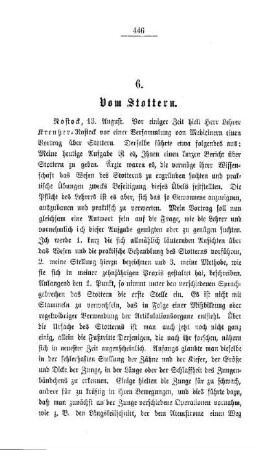 Vom Stottern