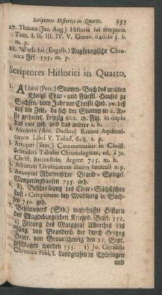 Scriptores Historici in Quarto