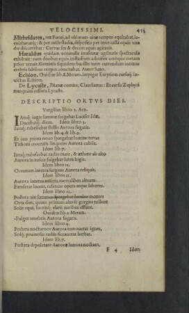 Descriptio ortus diei.