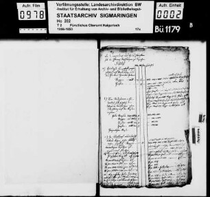 Trillfingen: Einkünfte der Pfarrei; Abkurung des Pfarreieinkommens
