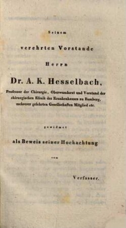 Inaugural-Abhandlung über Coxarthrocace