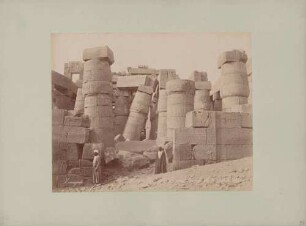 Großer Tempel von Karnak in Ägypten