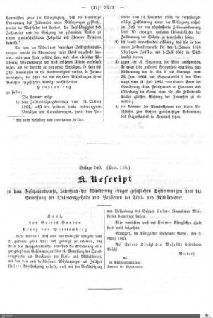 Beilagen zu Protokoll, 118. Sitzung
