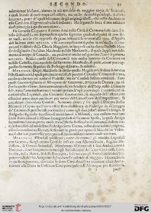 Libro Secondo