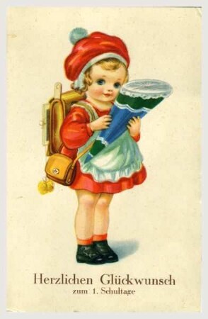 Herzlichen Glückwunsch zum 1. Schultage