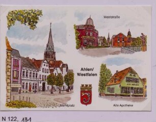 Ahlen in Westfalen - Postkarte