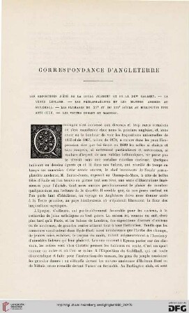 3. Pér. 8.1892: Correspondance d'Angleterre